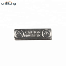 High Quality Metal Name Badges Magnet Caution Magnetic Holder For Office